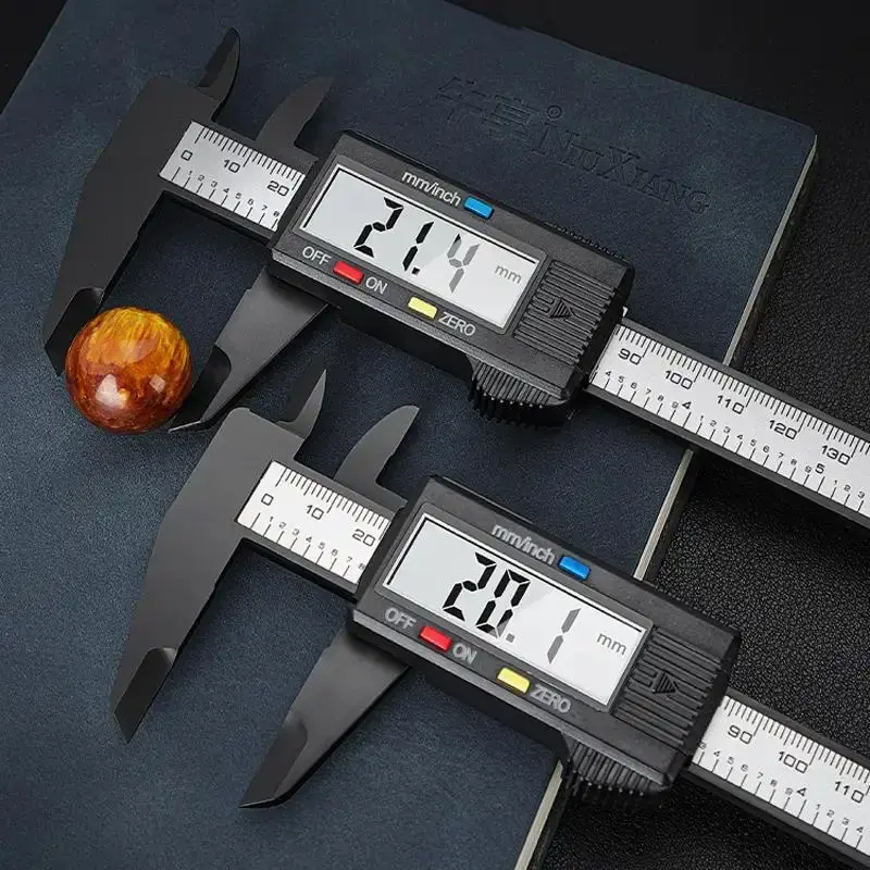 Digital Caliper Measuring Tool, Electronic Micrometer Caliper, Micrometer Ruler with Large LCD Screen, Hand Measuring Tool fo...
