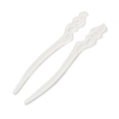 Opaque Acrylic Hair Sticks
