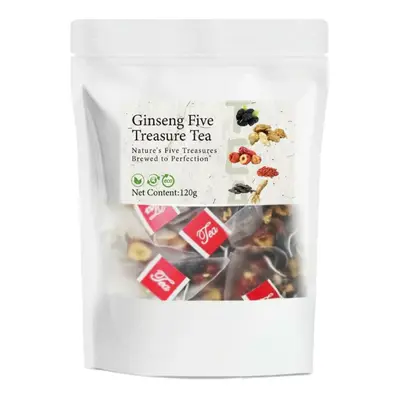 Kidney tea formula Ginseng Five Treasure TeaCombination Scented Tea  Five Treasure Tea RedDate Wolfberry Tea Men's Tea Health...