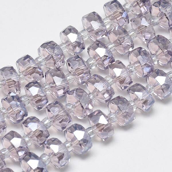 Electroplate Glass Beads Strands