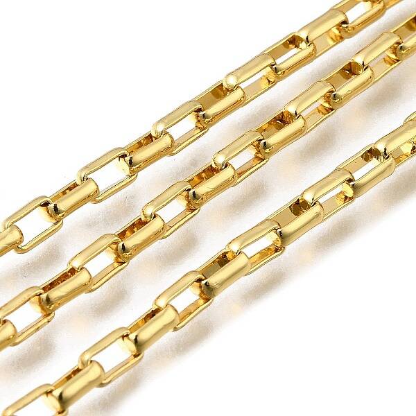 Brass Rectangle Link Chains
