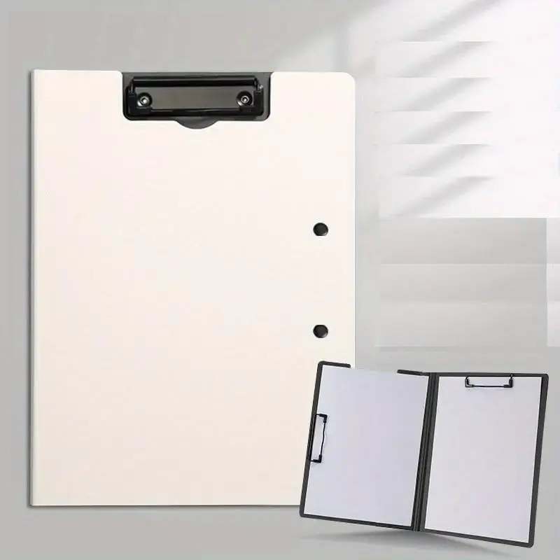 File Folder, 1 Count Plastic Clipboard, File Clipboard, Solid Color A4 File Folder Holder