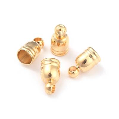 Brass Cord End Cap for Jewelry Making