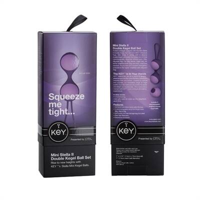 Mini Stella II Double Kegel Ball Set - Purple