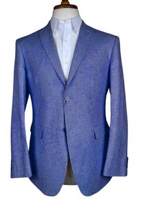 Linen Blazers - Navy Blue