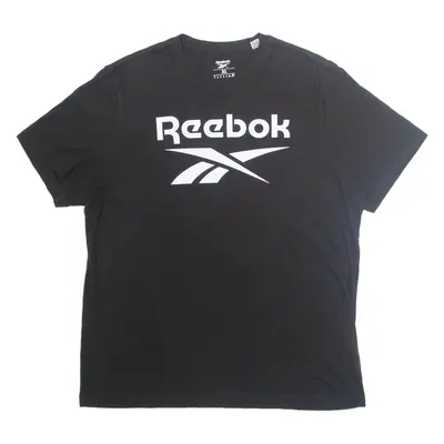 REEBOK Mens T-Shirt Black XL