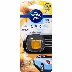 Ambi Pur Car Air Freshener Deodorizer Odor Eliminator Ambipur Car Gold Flowers 2Ml