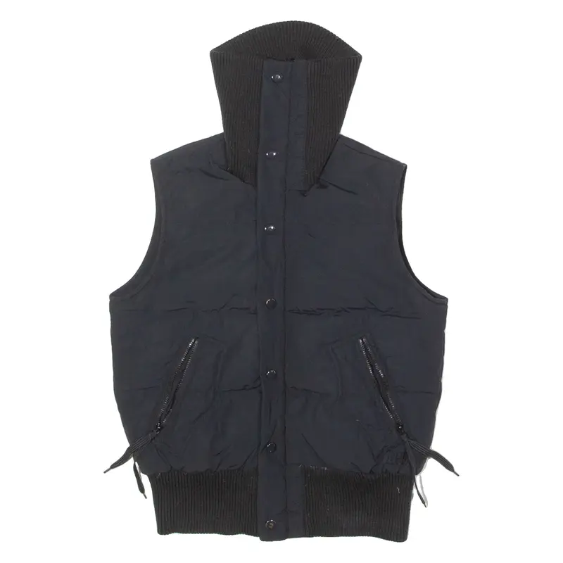 LEVI'S Red Tab Funnel Neck Mens Puffer Gilet Black XS