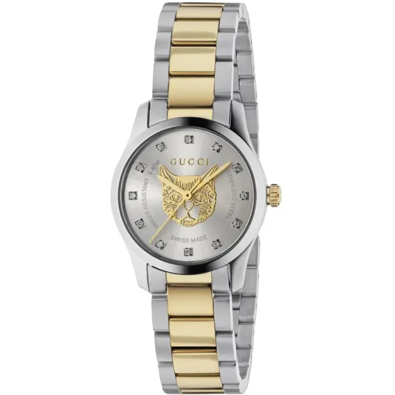 Gucci YA1265016 G-Timeless Two-Tone Ladies Watch