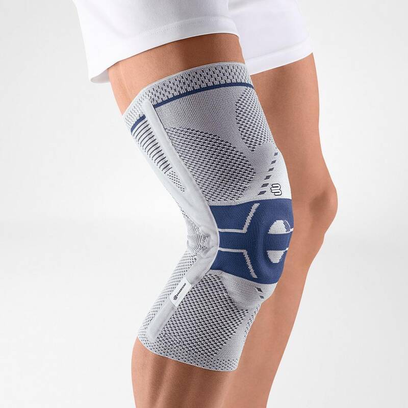 Bauerfeind GenuTrain P3 Knee Brace Silicone Edge Left 5 Titanium