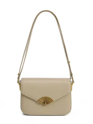 Smting leather mini flap bag