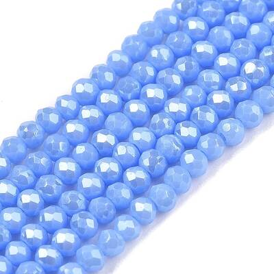 Electroplate Glass Beads Strands