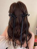 2pcs Elegant Bow Decor Hair Claws Set for Women, Fashion All-match Hair Accessories, Cute Lovely Hairwear for Daily Used, Cli...
