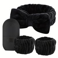 Skin Care Tools, 1 Set Facial Ice Roller & Headband & Wrist Strap Set, Reusable Ice Cube Mold, Suitable for Washing, Makeup