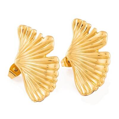 Ion Plating(IP) 304 Stainless Steel Stud Earrings for Women