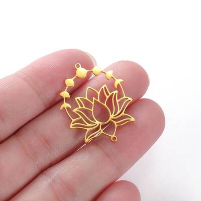Stainless Steel Connector Charms
