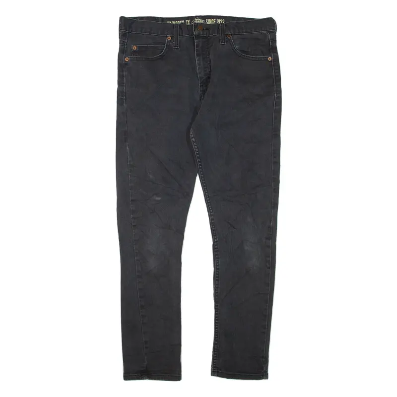 DICKIES Mens Jeans Grey Regular Skinny W32 L28