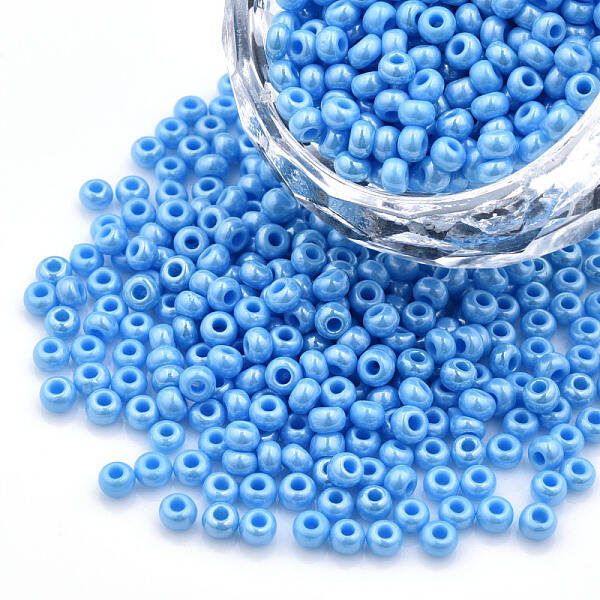 8/0 Czech Opaque Glass Seed Beads