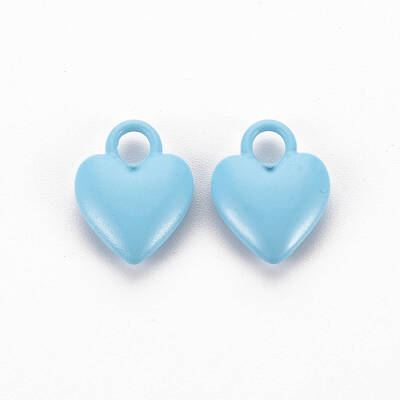Spray Painted Alloy Charms