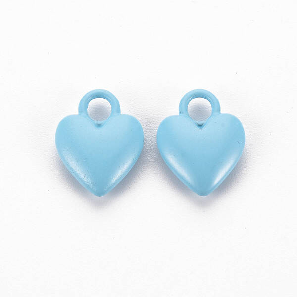 Spray Painted Alloy Charms