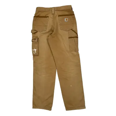 Carhartt Cargo Trousers - 30W 32L Brown Cotton | Size: 30″ waist