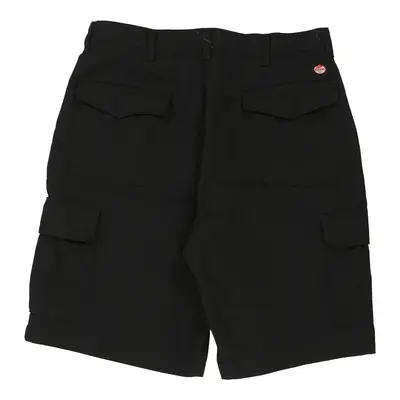 Red Kap Cargo Shorts - 33W 10L Black Cotton Blend