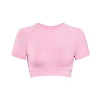 AUROLA Influence Crop Top Workout Shirts for Women, Ultra-Soft Seamless Gym T Shirts Short Sleeve Running Workout Tops