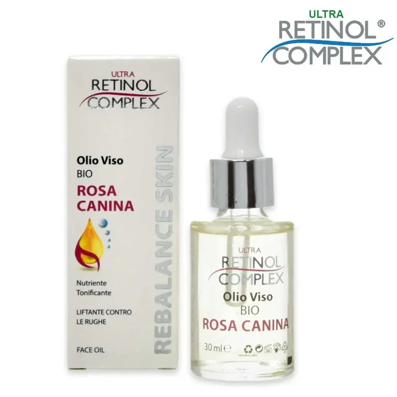 Retinol complex organic rosehip face oil 30 ml