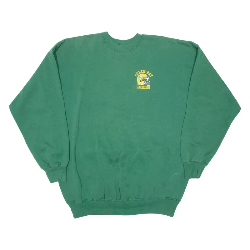 CHAMPION Green Bay Packers Mens Sweatshirt Green USA 2XL