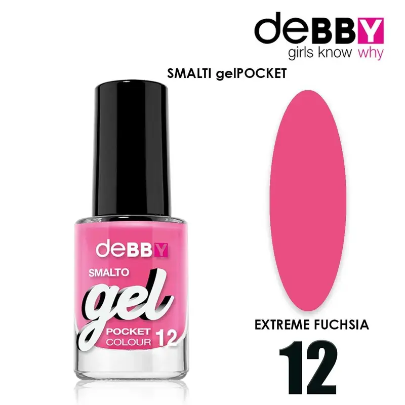 Debby Gel Polish Pocket 12 Extreme Fuchsia