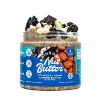 Cookies and Cream White Chocolate ALMOND BUTTER Gluten Free NO PEANUTS