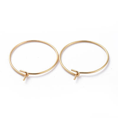 316 Surgical Stainless Steel Hoop Earring Findings