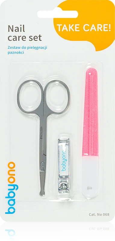 Babyono Take Care Kids Manicure Set Red