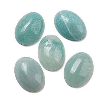 Natural Flower Amazonite Cabochons