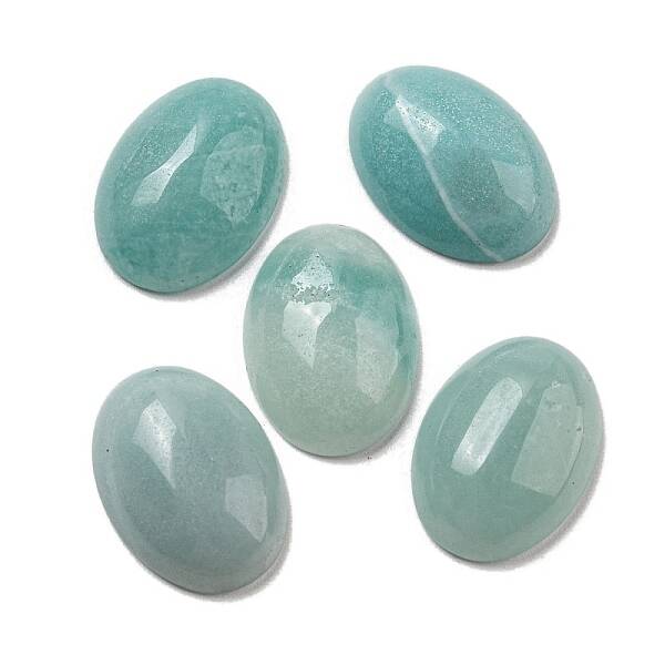 Natural Flower Amazonite Cabochons