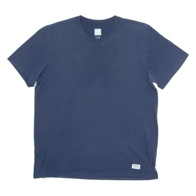 ADIDAS ORIGINALS Mens T-Shirt Blue Crew Neck L