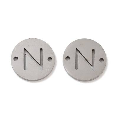 Non-Tarnish 201 Stainless Steel Hollow Flat Round Links