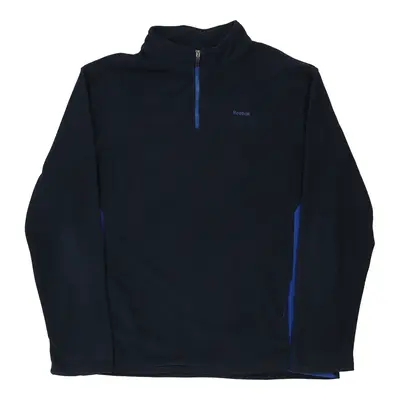 Reebok Fleece - 2XL Navy Polyester | Size: xx-large