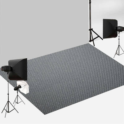 Aperturee Grey Repeat Rhomboid Plaid Photo Studio Floor Mat | Floor Drops For Photography | Photography Floor Drops | Fabric ...