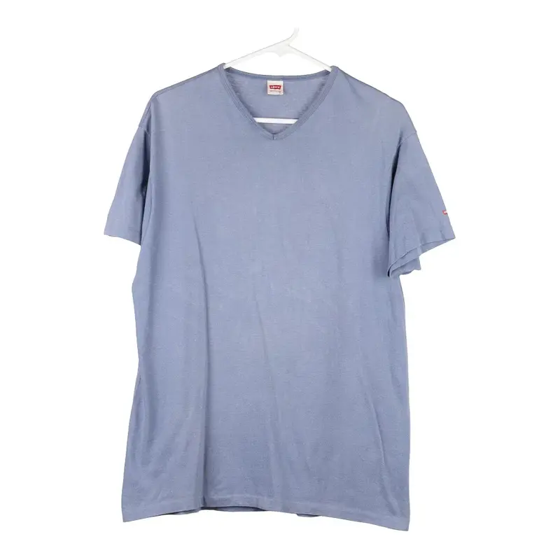 Levis T-Shirt - Large Blue Cotton