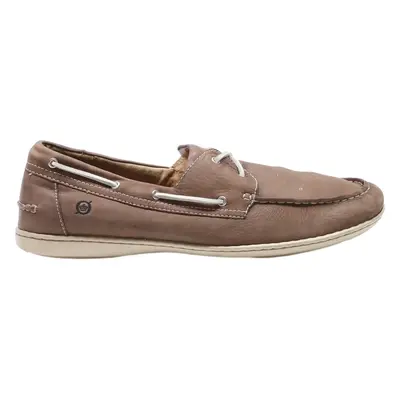 BORN Boat Shoes Brown Leather Mens UK 14