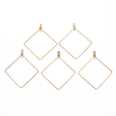 PVD Vacuum Plating 304 Stainless Steel Wire Pendants