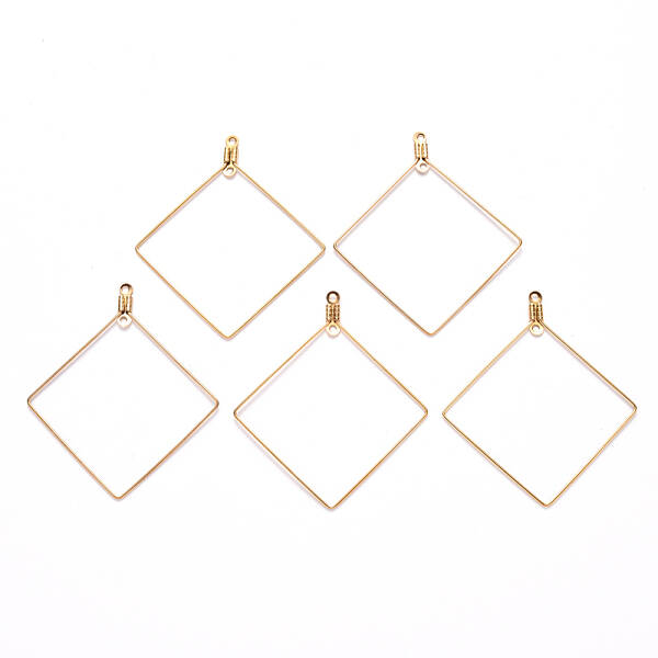 PVD Vacuum Plating 304 Stainless Steel Wire Pendants
