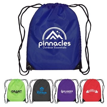 150 Customized Broadway - Drawstring Backpack - 210D Polyester - ...