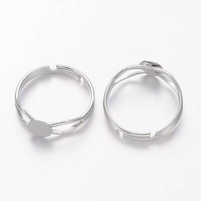 Adjustable Brass Finger Ring Components