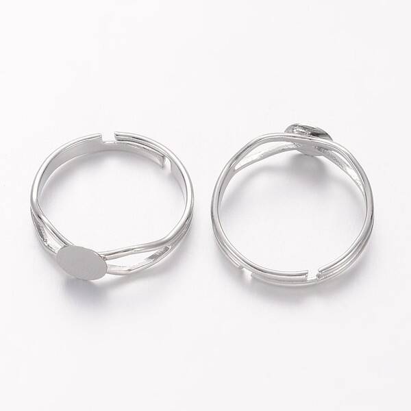 Adjustable Brass Finger Ring Components
