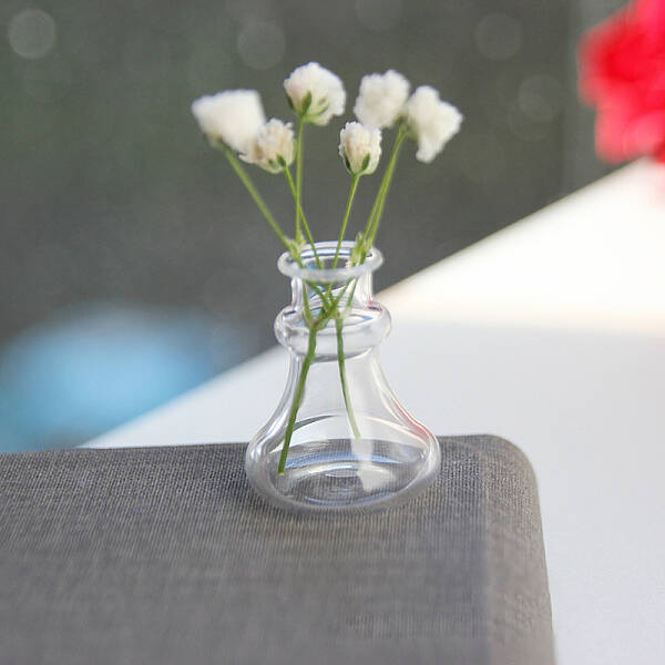 Transparent Miniature Glass Vase Bottles