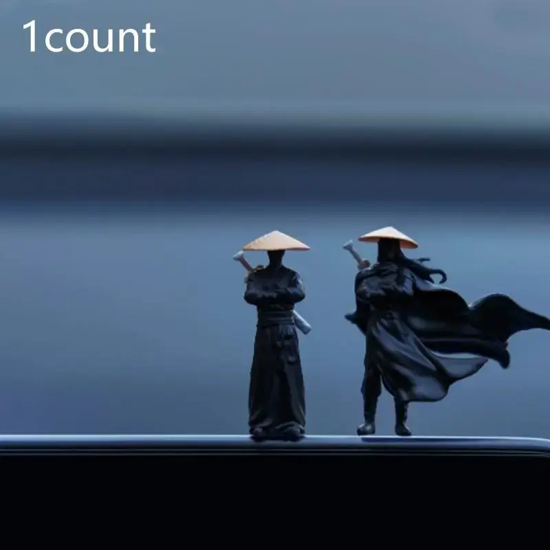 Creative Car Interior Decoration, 1 Count Cool Ancient Knight Ornament, Car Center Console Decoration, Desktop Decoration fo...