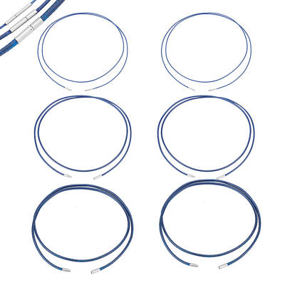 6Pcs 3 Style Korean Waxed Cord Necklace Making
