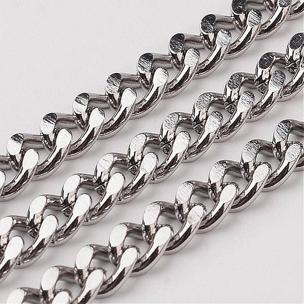 Tarnish Resistant 304 Stainless Steel Cuban Link Chains